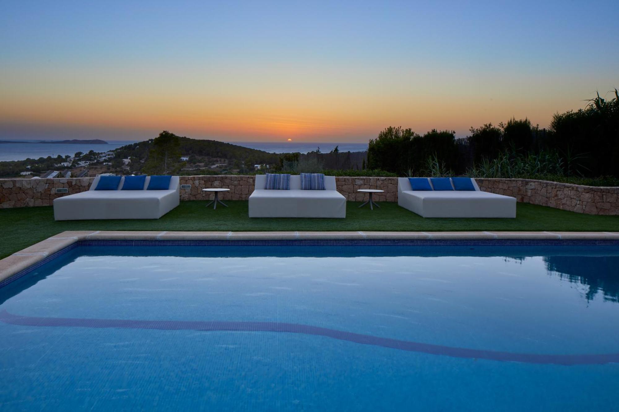 Villa Can Joan I - Fantastic Sunset Views And Family Friendly - 聖安東尼奧 外观 照片