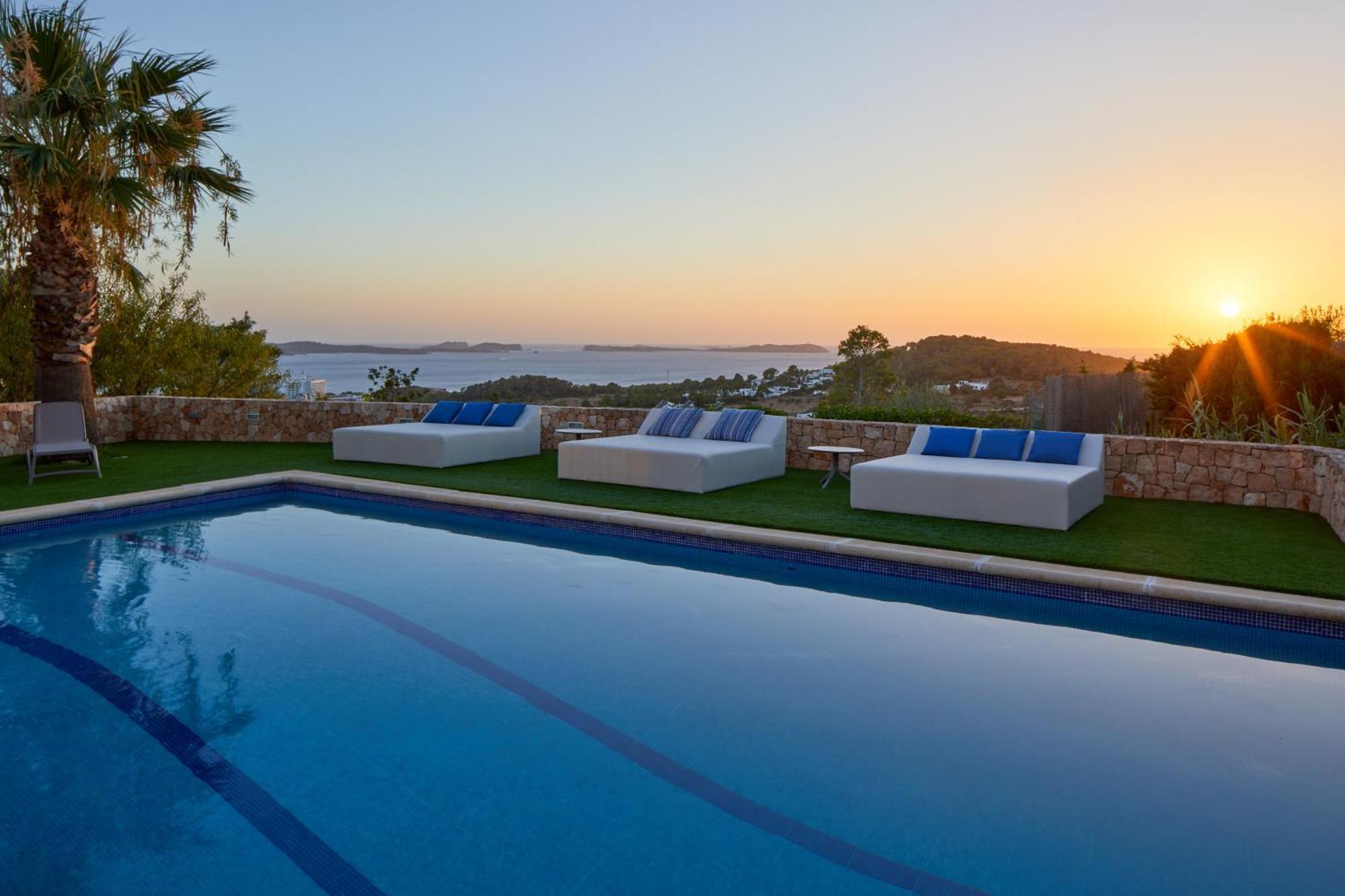 Villa Can Joan I - Fantastic Sunset Views And Family Friendly - 聖安東尼奧 外观 照片