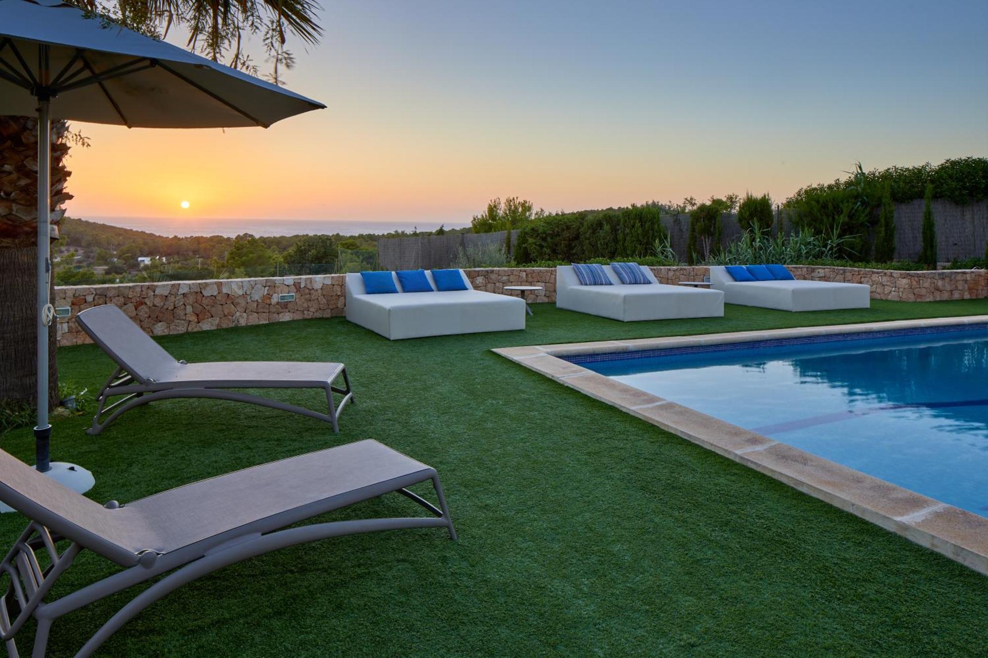 Villa Can Joan I - Fantastic Sunset Views And Family Friendly - 聖安東尼奧 外观 照片