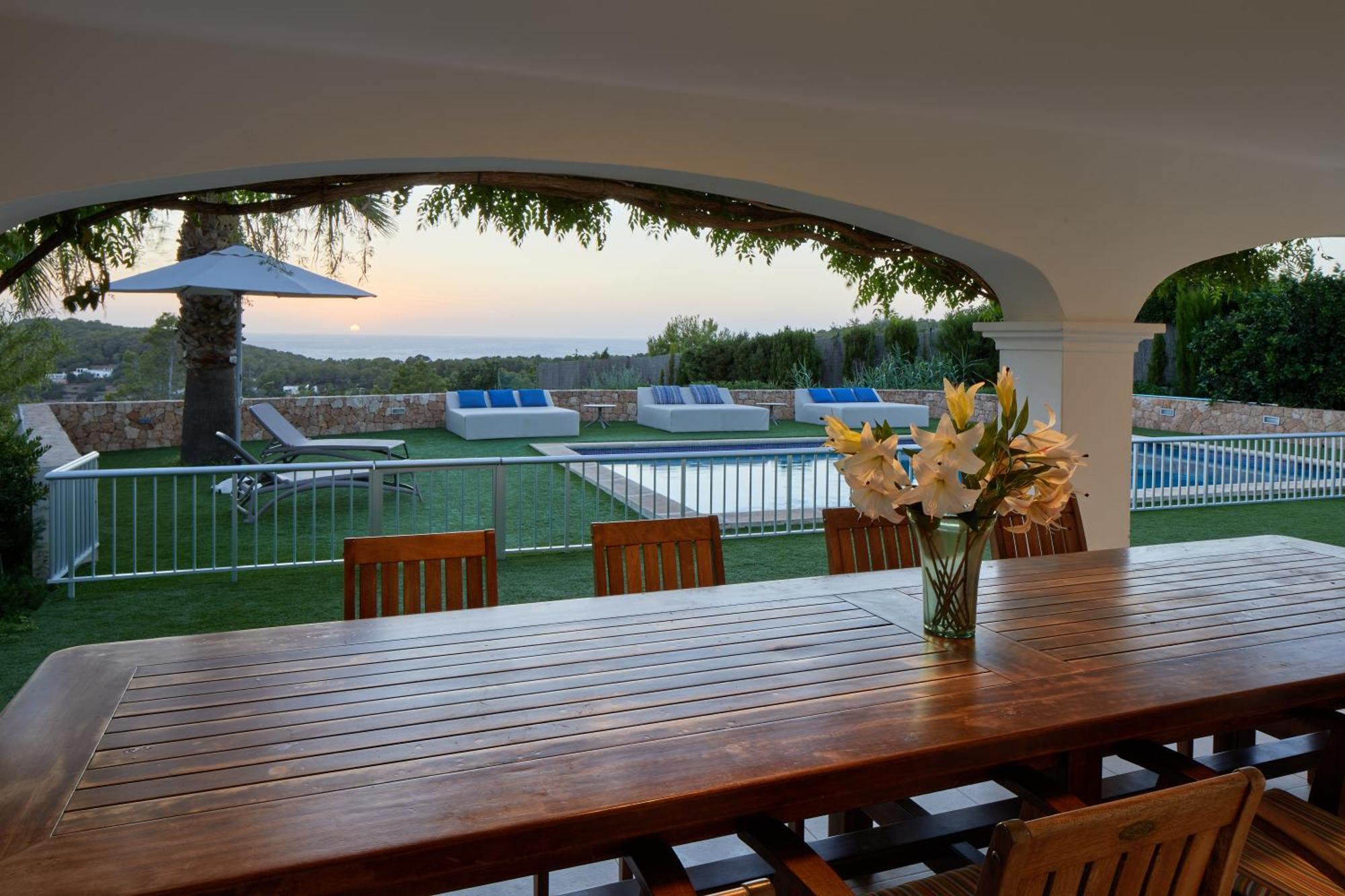 Villa Can Joan I - Fantastic Sunset Views And Family Friendly - 聖安東尼奧 外观 照片